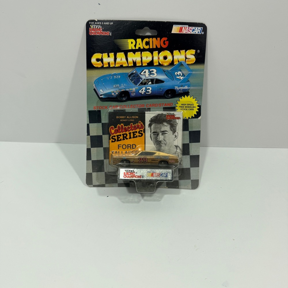 Racing Champions Diecast Car Gold New Bobby Allison 29 Ford Talladega